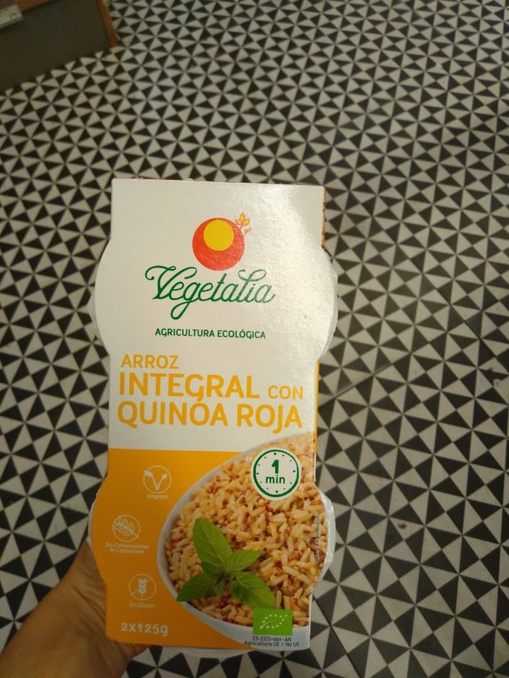 photo of Vegetalia Arroz Integral con Quinoa Roja shared by @nuriaolme on  22 Jul 2019 - review