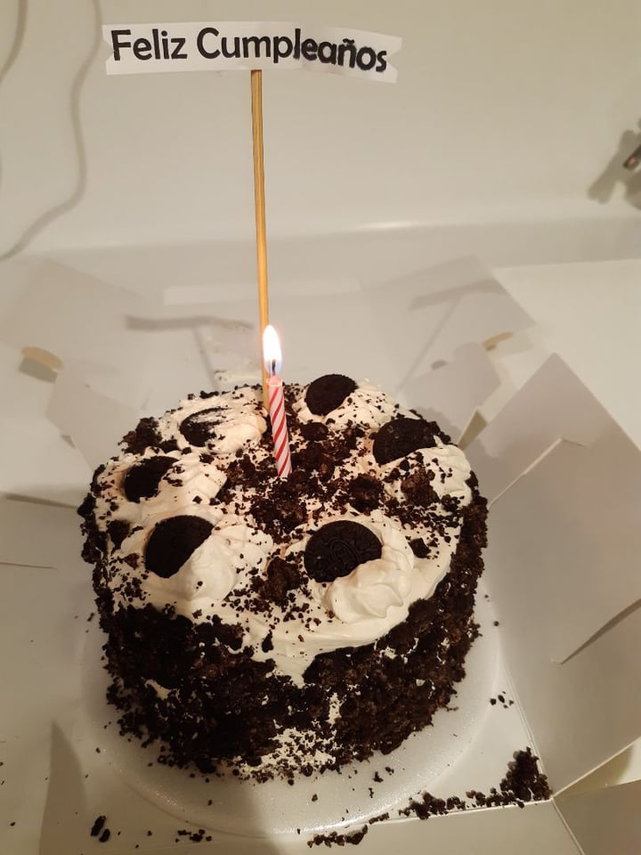 review photo of Frambuesa Pastelería Vegan Pastel de chocolate shared by @luliwizard on 28 Aug 2019 - review