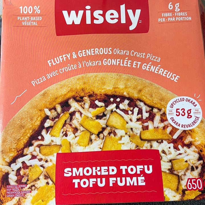 photo of Wisely Smoked tofu pizza with okara crust shared by @vbolieuv on  20 Jun 2022 - review
