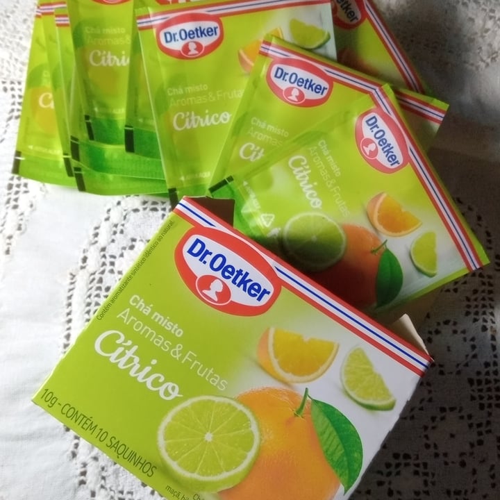 review photo of Dr. Oetker Chá Misto (Melissa e Flor de Laranjeira) shared by @edisonbiologo on 10 Jun 2022 - review