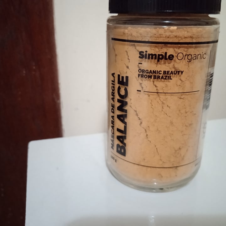 photo of Simple Organic Máscara De Argila shared by @amandawardini on  27 Apr 2022 - review
