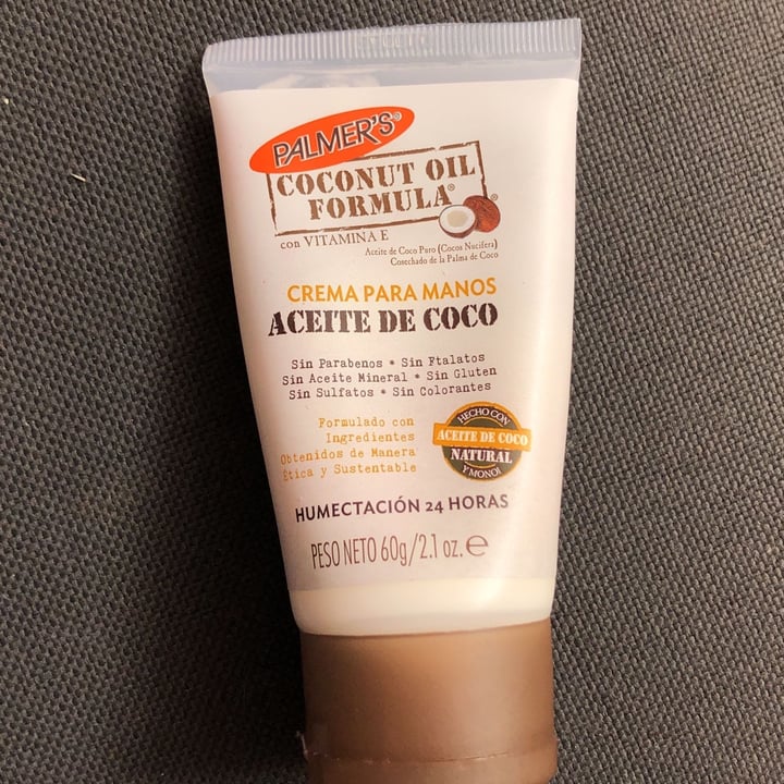 photo of Palmer's Coconut hand cream shared by @ojosdecempasuchil on  24 Apr 2022 - review