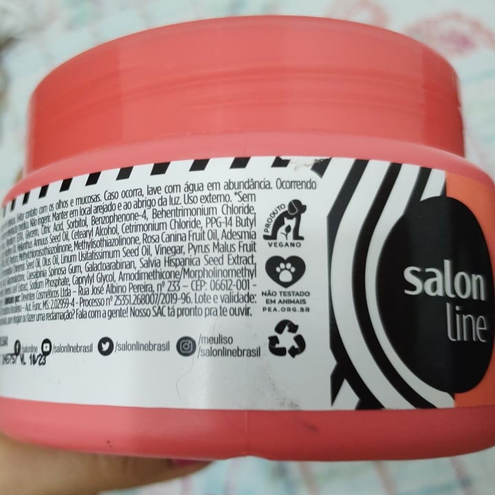 photo of Salon line Máscara De Hidratação Meu Liso Ondulado shared by @rosangelapaula013 on  30 Jul 2021 - review