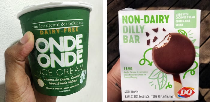 plant based ice creams