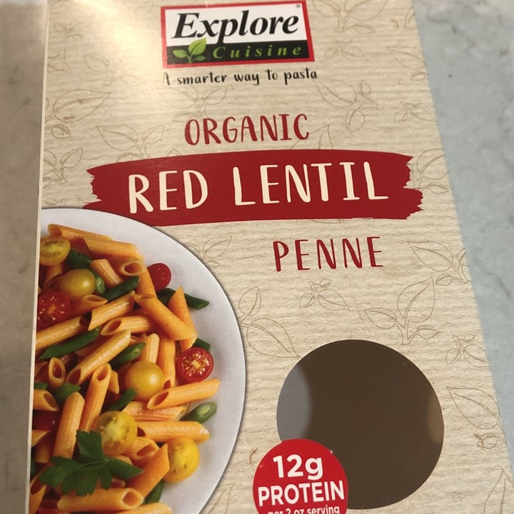 photo of Explore Cuisine Organic Red Lentil Penne shared by @vegovegan on  07 Sep 2022 - review