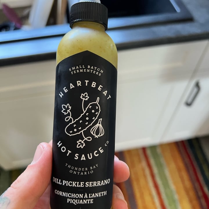 photo of Heartbeat Hot Sauce Dill Pickle Serrano shared by @veganmika on  08 Sep 2022 - review