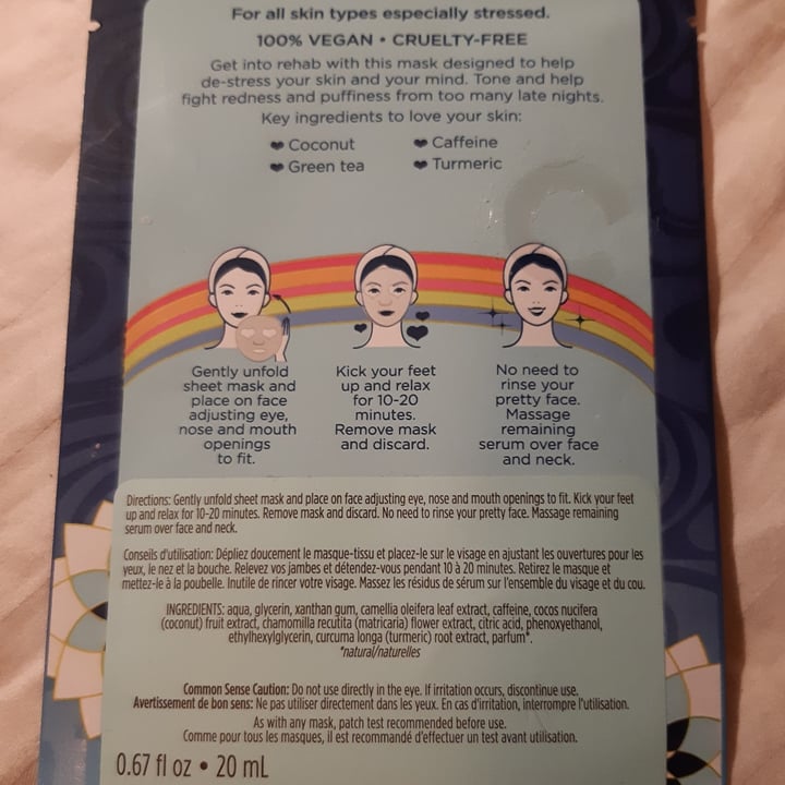 photo of Pacifica Stress Rehab Coconut and Caffeine Facial Mask shared by @hbchic on  02 Feb 2021 - review