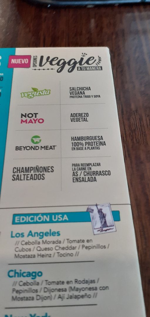 review photo of Dominó Completos Veganos shared by @viajandoycocinando on 26 Feb 2020 - review