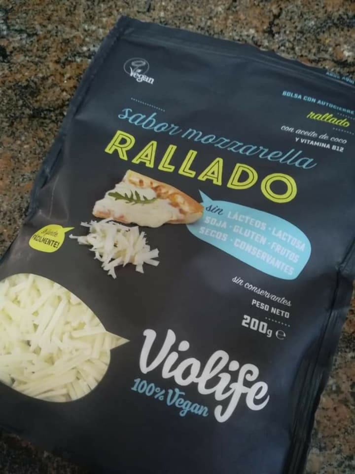 photo of Violife Queso Rallado sabor a Mozzarella shared by @priscila80 on  20 Jan 2020 - review
