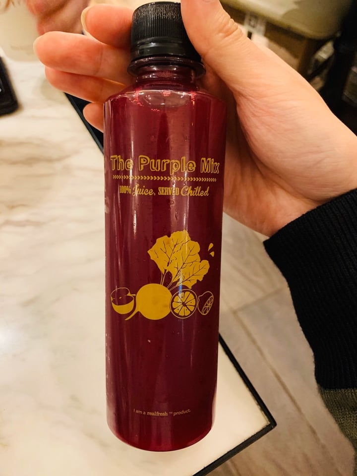 photo of The Purple Mix Apple Beetroot Grapefruit Lemon Juice shared by @daveyata on  21 Dec 2019 - review