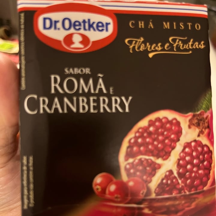 photo of Dr. Oetker Chá Romã e Cranberry shared by @dineidequeiroz on  07 May 2022 - review
