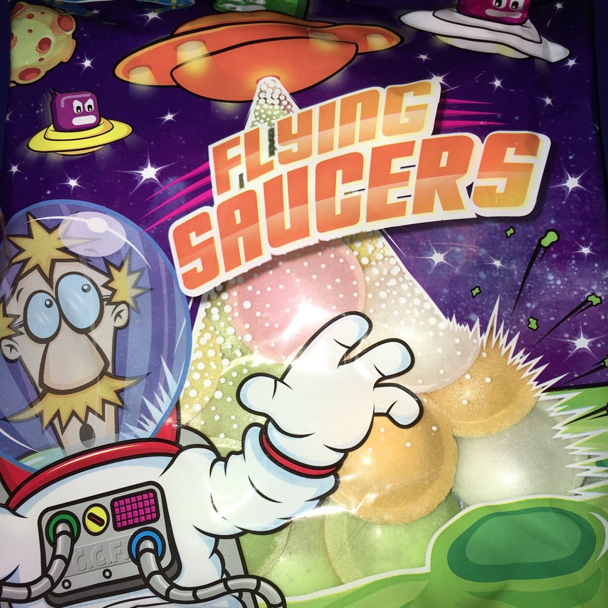 Crazy candy factory Flying saucers Reviews abillion