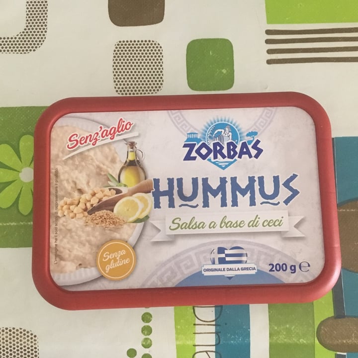 photo of Zorbas Hummus Senz’aglio shared by @annamarias on  05 Jun 2022 - review
