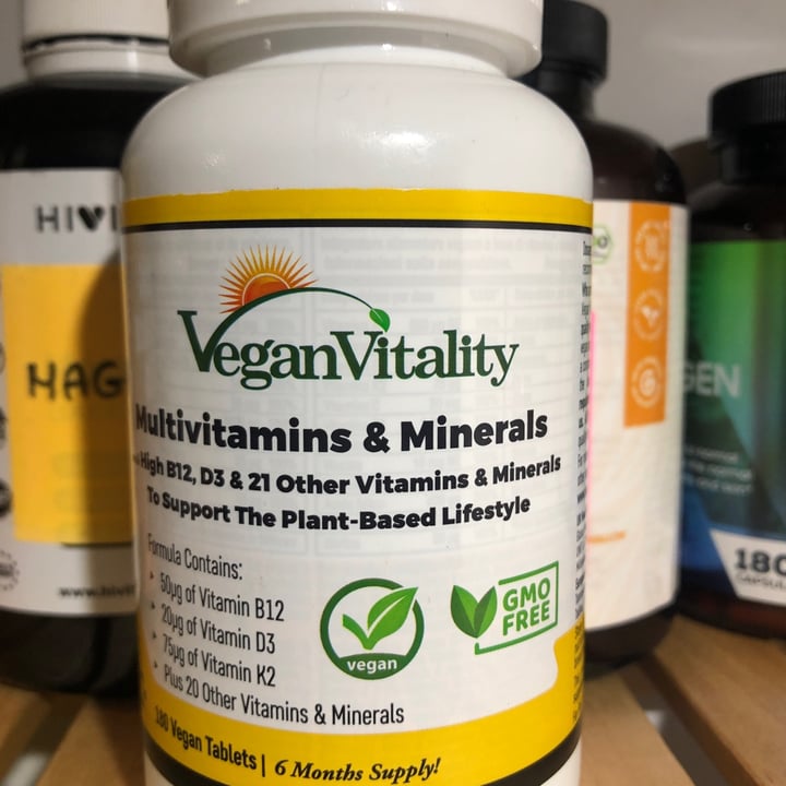 photo of Vegan Vitality Multivitamins & Minerals shared by @training-ground on  02 Oct 2022 - review