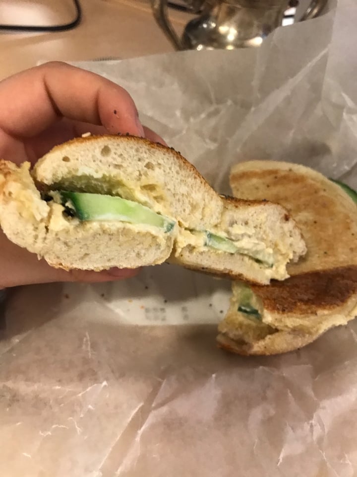 photo of What A Bagel Bagel With Hummus shared by @torontotiffany on  06 Jan 2020 - review