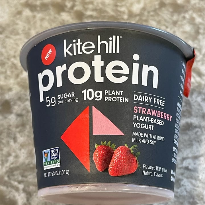 photo of Kite Hill Protein yogurt-strawberry shared by @ekelcem on  21 Oct 2021 - review