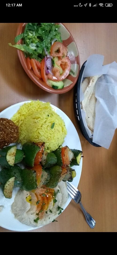 photo of Falafel Bite Vegetarian Kabab Platter shared by @memeli on  12 Jan 2020 - review