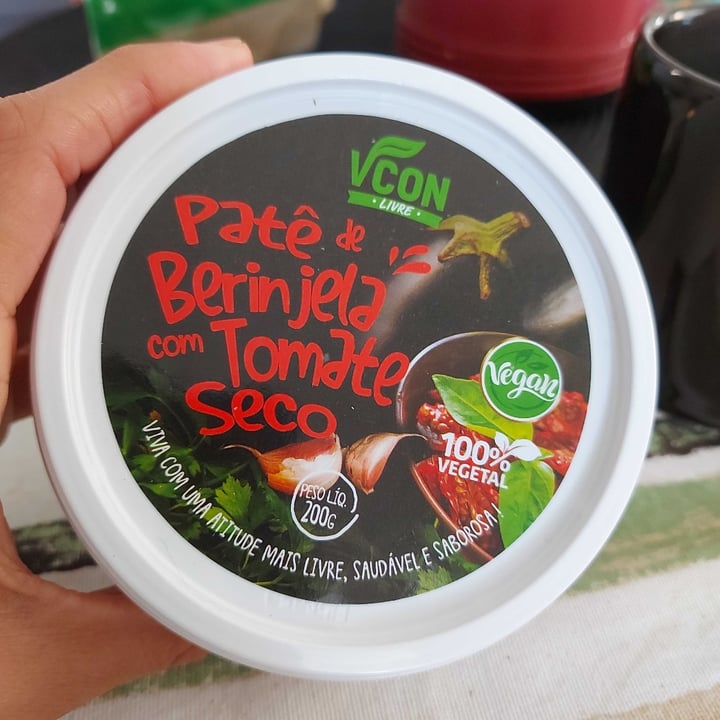 review photo of VCON Patê de Berinjela com Tomate Seco shared by @rebecagodoy on 10 Jul 2022 - review