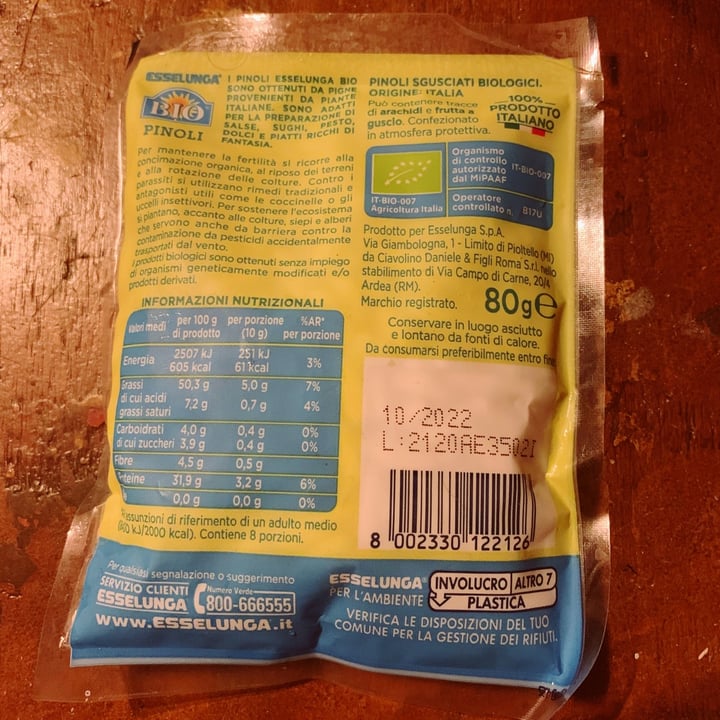 review photo of Esselunga Bio Pinoli shared by @mkmuse87 on 27 Dec 2021 - review