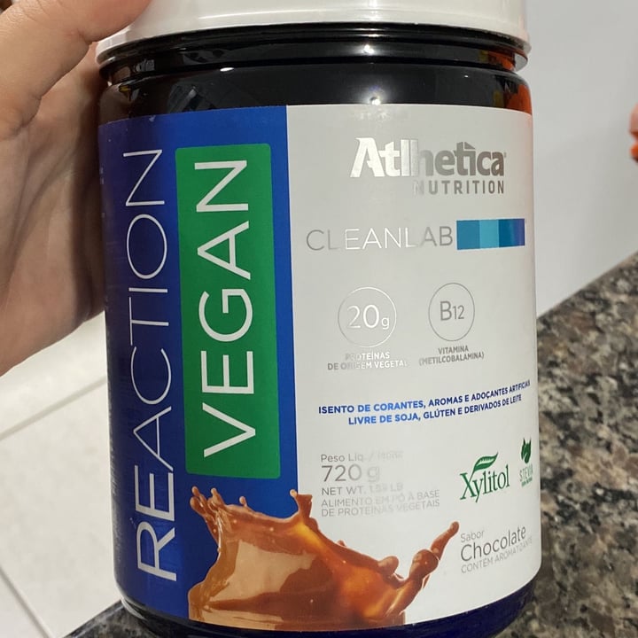 review photo of Atlhetica Nutrition Reaction Vegan shared by @arianiqueiroz on 24 Mar 2022 - review