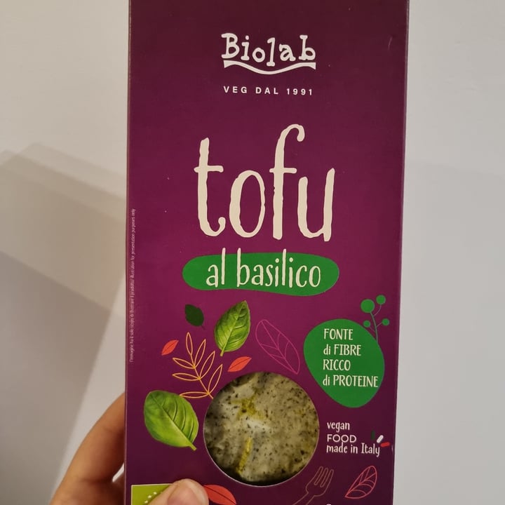 photo of Biolab Tofu basilico shared by @annapannafood on  10 Mar 2022 - review