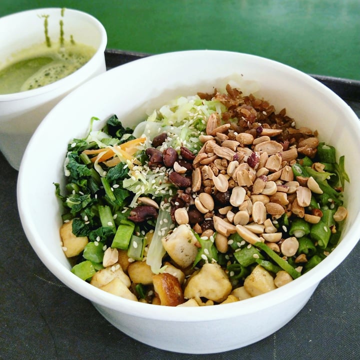 review photo of Living Wholesome Vegetarian (Thunder Tea Rice) Thunder Tea Rice Set shared by @singapovegan on 20 Mar 2021 - review