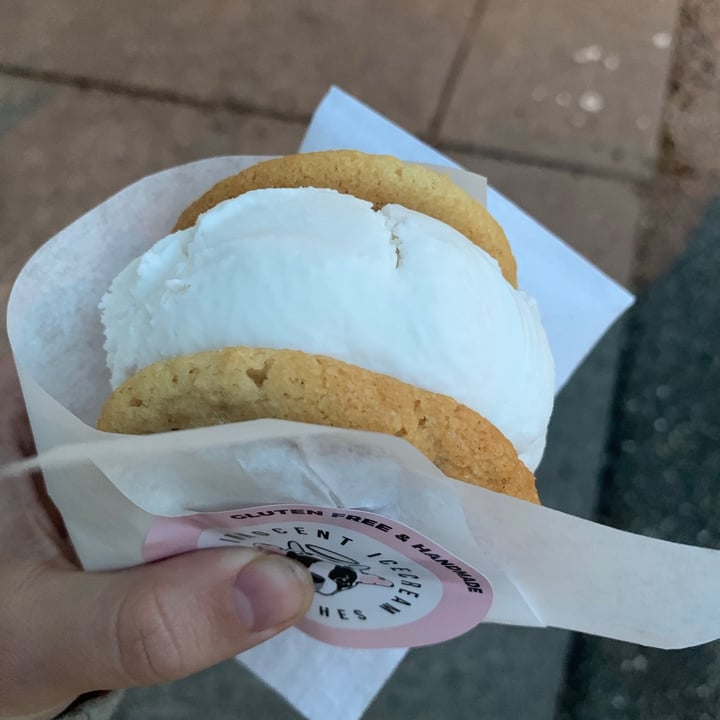 photo of Innocent Ice Cream Parlour Lemon meringue ice cream sandwich shared by @juliemari on  07 May 2021 - review