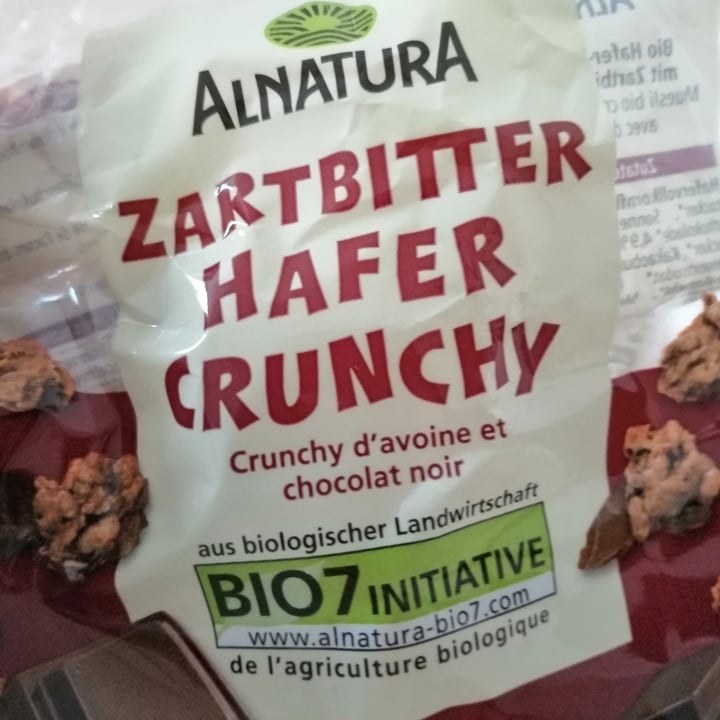 photo of Alnatura Zartbitter Hafer Crunchy shared by @giulibonsi on  27 Nov 2021 - review