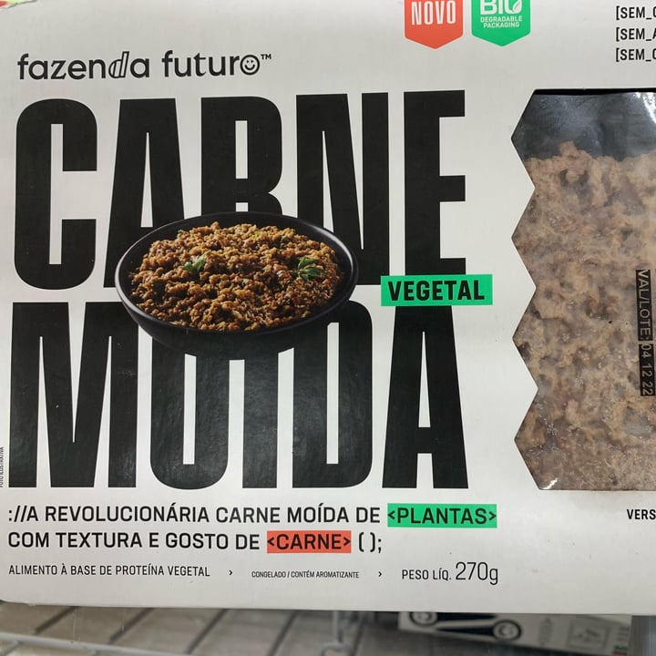 photo of fazenda futuro  fazenda Futuro carne moída de planta shared by @thaislurie on  05 Jul 2022 - review