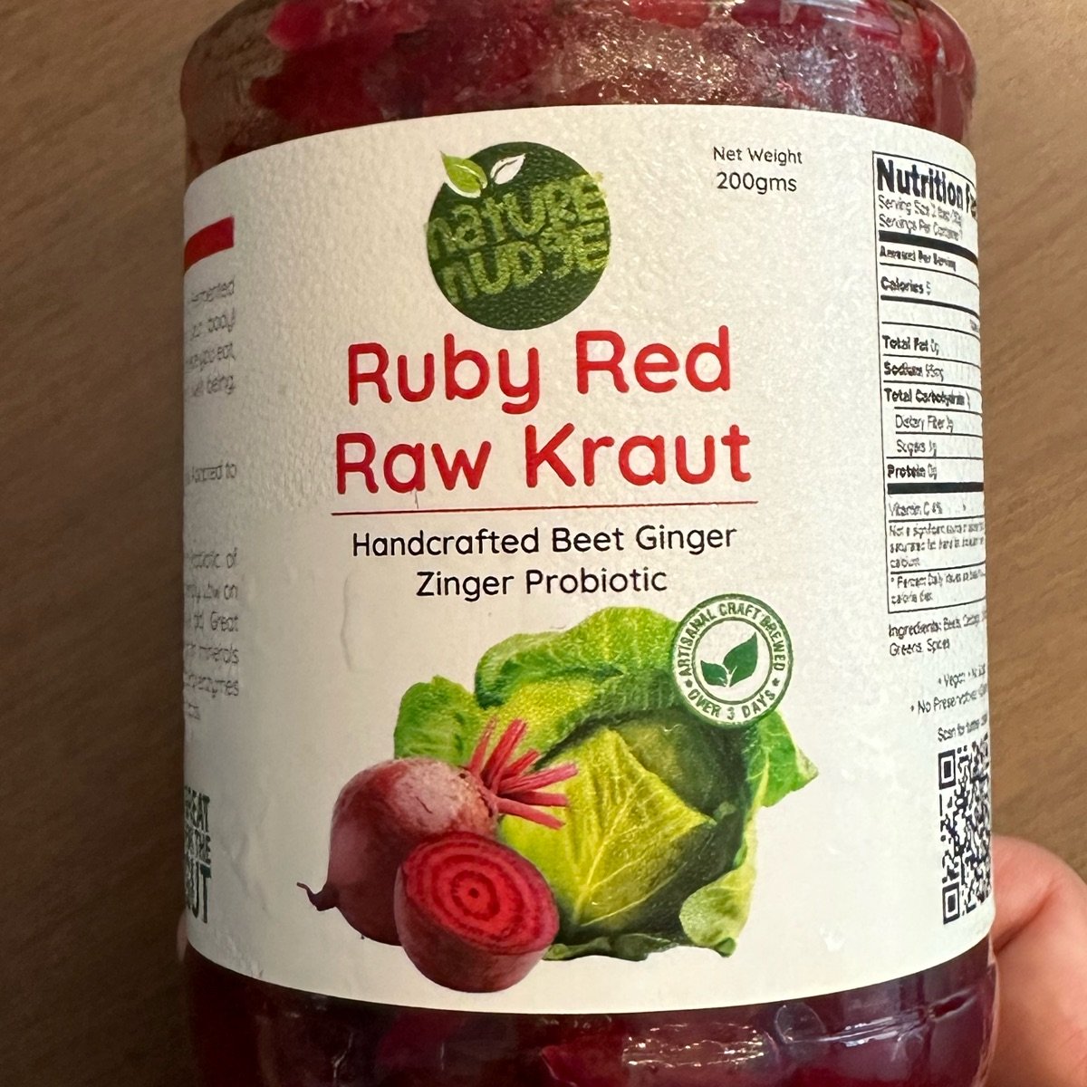 Ruby Red Raw Kraut from Nature Nudge - Vegan Product Reviews & Ratings ...