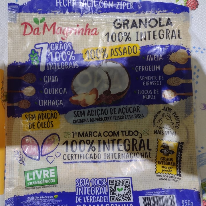 photo of Da Magrinha Granola shared by @domjurilo on  19 May 2022 - review
