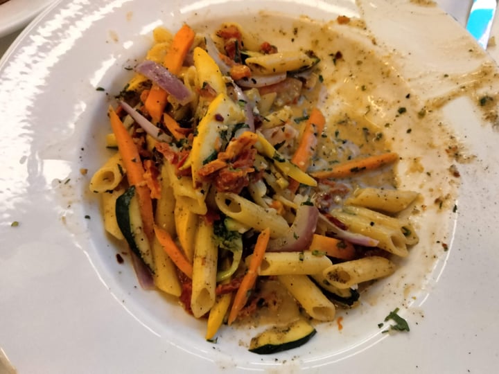 review photo of The Bistro at Seaside GLUTEN FREE PASTA WITH SEASONAL VEGETABLES shared by @ak08820 on 25 Jul 2022 - review