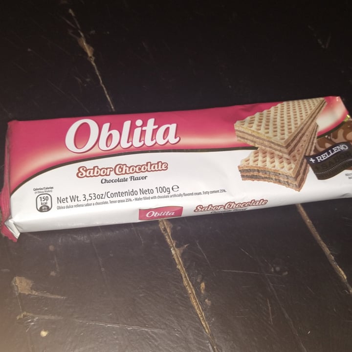 photo of Oblita Sabor Chocolate shared by @pedrovegano on  27 Feb 2021 - review