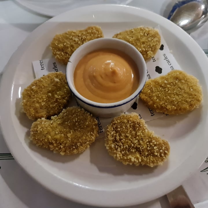 photo of Teresa Carles nuggets de "pollo" shared by @fumateelviento on  11 Jul 2022 - review