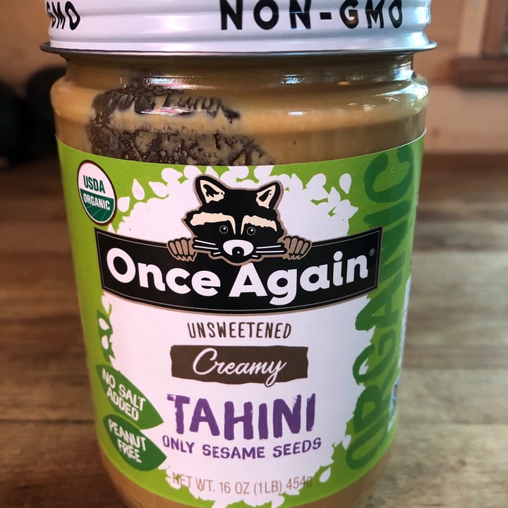 photo of Once Again Unsweetened Creamy Tahini shared by @aubrey5 on  19 Mar 2021 - review