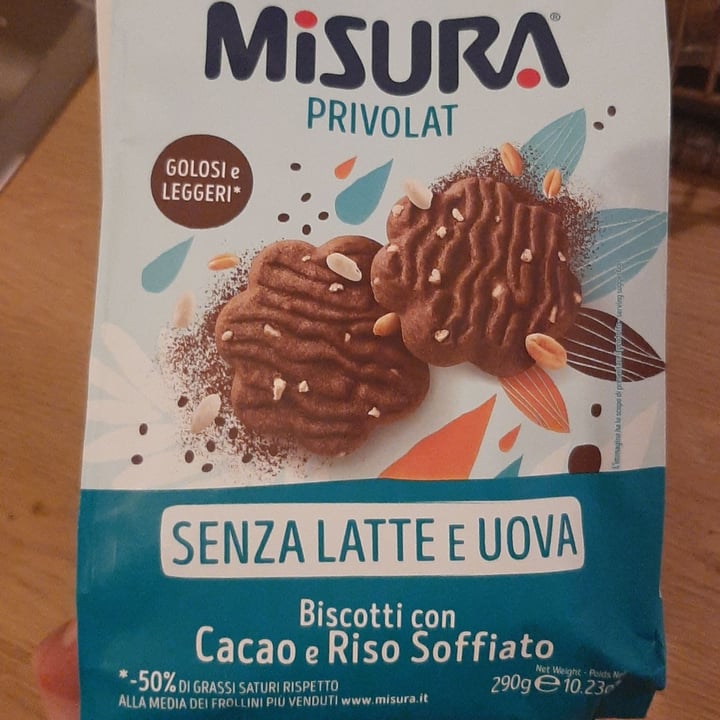 photo of Misura Biscotti con cacao e riso soffiato - Privolat shared by @sofcrec01 on  04 Aug 2021 - review
