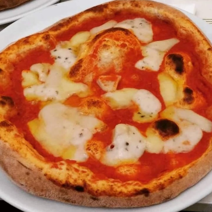 photo of La Taverna di Pulcinella Pizza 4 formaggie (vegan) shared by @nancyveg on  09 Jan 2022 - review