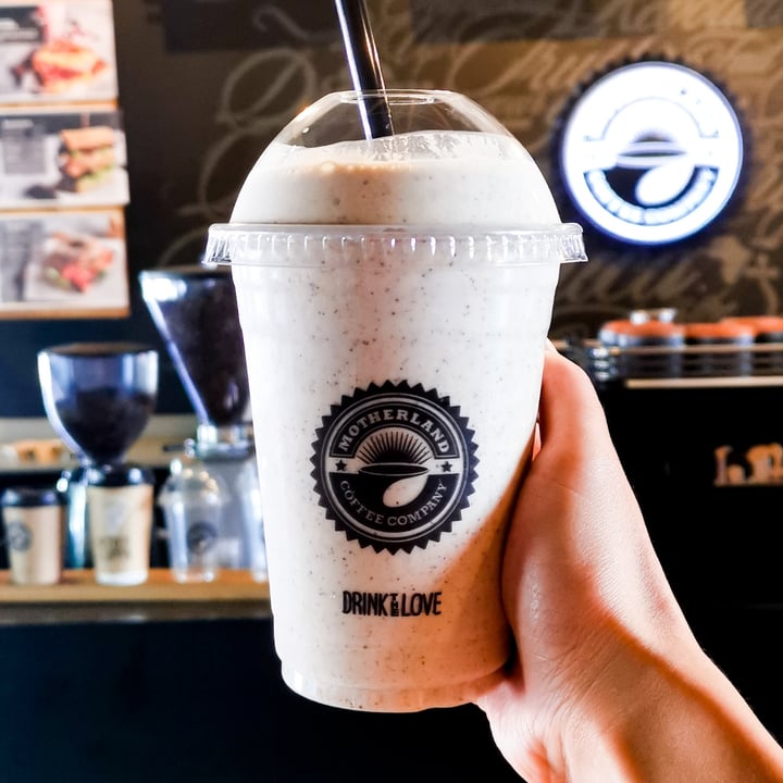 review photo of Motherland Coffee Peanut Butter Cup shared by @itsveganjoburg on 20 Feb 2022 - review