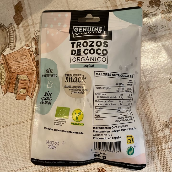 photo of Genuine Coconut Coconut Snack shared by @3agonm on  04 Nov 2022 - review