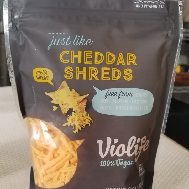 review photo of Violife Cheddar Shreds shared by @blondey3261 on 14 May 2020 - review