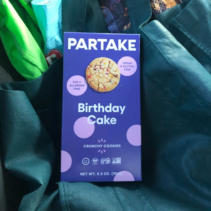 photo of Partake Foods Birthday Cake Cookies shared by @kyl3miles on  05 Jul 2022 - review