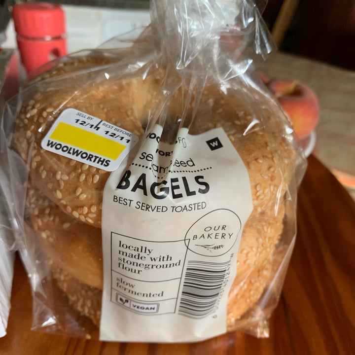 photo of Woolworths Food Sesame Seed Bagels shared by @lulupooh on  17 Nov 2021 - review