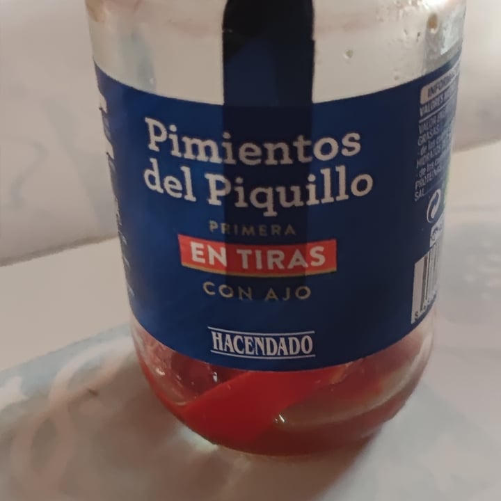 review photo of Hacendado Pimientos en tiras condimentados shared by @proteomica on 01 Jan 2022 - review
