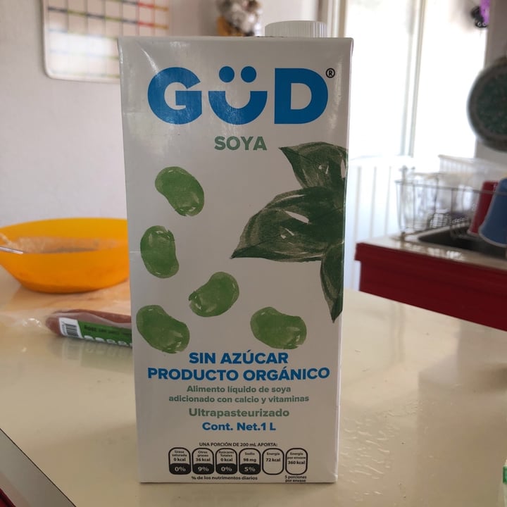 photo of GüD Alimento Líquido de Soya Orgánico sin Azúcar shared by @eloisalhg on  09 Mar 2020 - review