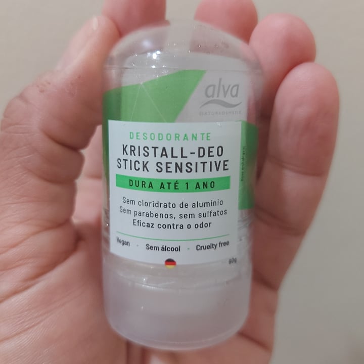 photo of Alva Desodorante Kristall-Deo stick sensitive shared by @julianamacedovet on  27 Nov 2022 - review