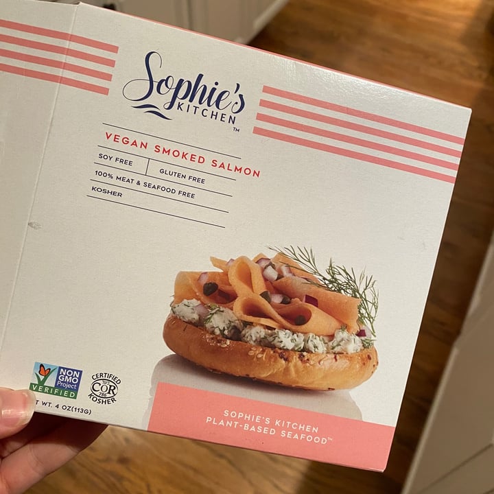 photo of Sophie's Kitchen Vegan Smoked Salmon shared by @curvycarbivore on  15 Jan 2021 - review