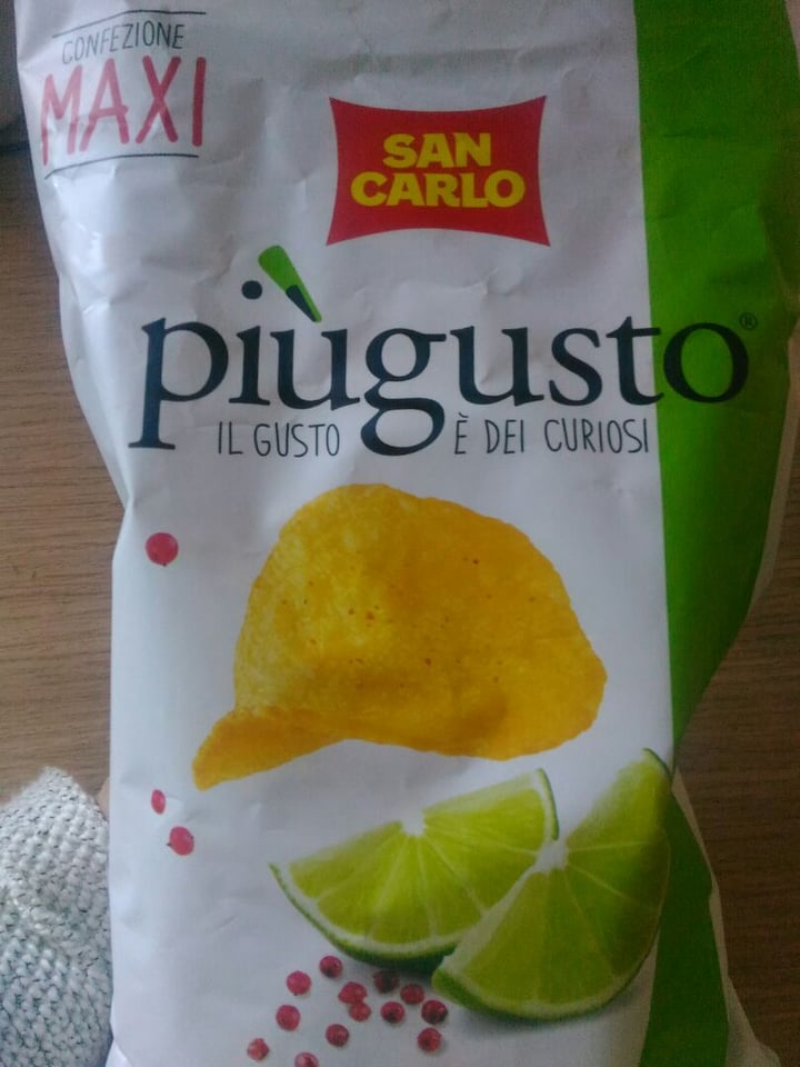 photo of Veggy Good  Più Gusto - Chips gusto lime e pepe rosa shared by @riccardoanimale on  01 Apr 2020 - review