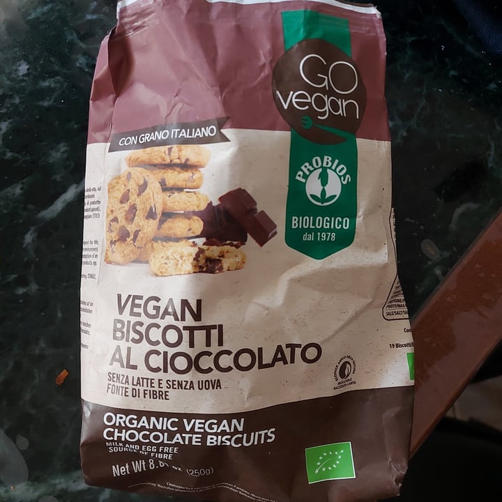 photo of Probios Vegan biscotti al cioccolato shared by @notacow on  10 Nov 2022 - review