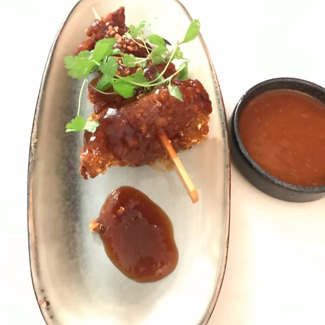 Foto del piatto “Brochette de seitan teriyaki”