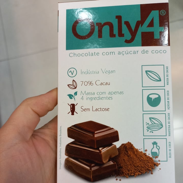 photo of Only4 Chocolate com açucar de coco shared by @marigikas on  02 May 2022 - review